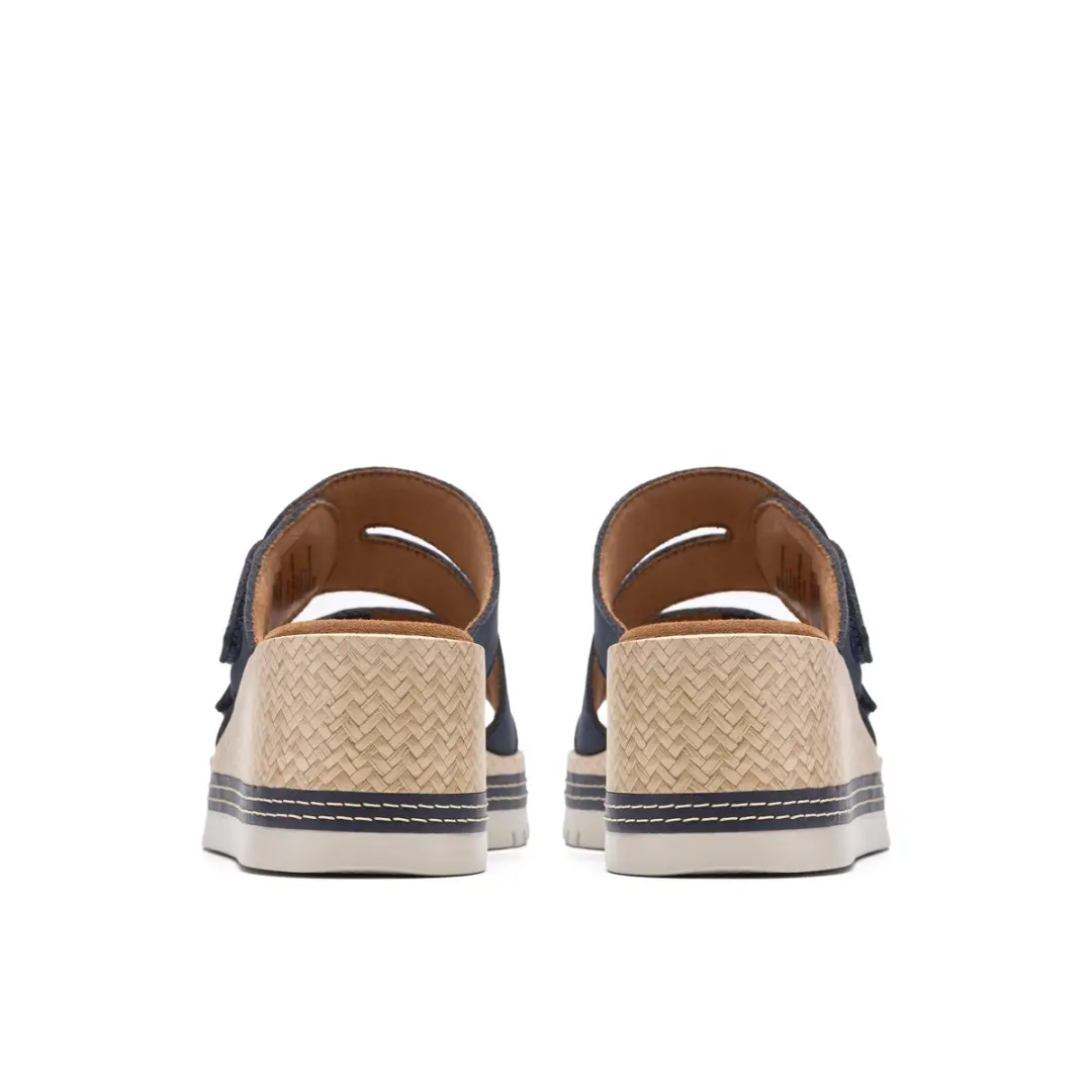 Clarks Kidiki Cove Dames Slipper Blauw - 39.5