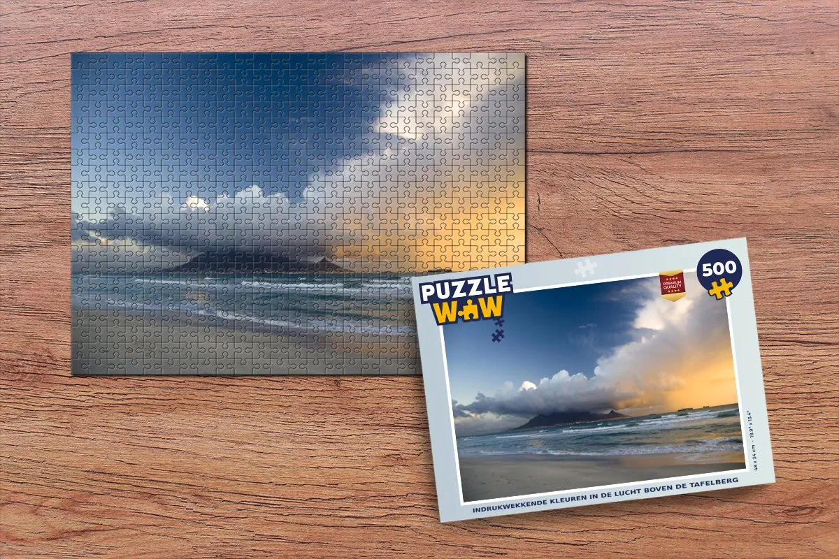 PuzzleWow Tafelberg Legpuzzel 500 Stuks - Multicolor