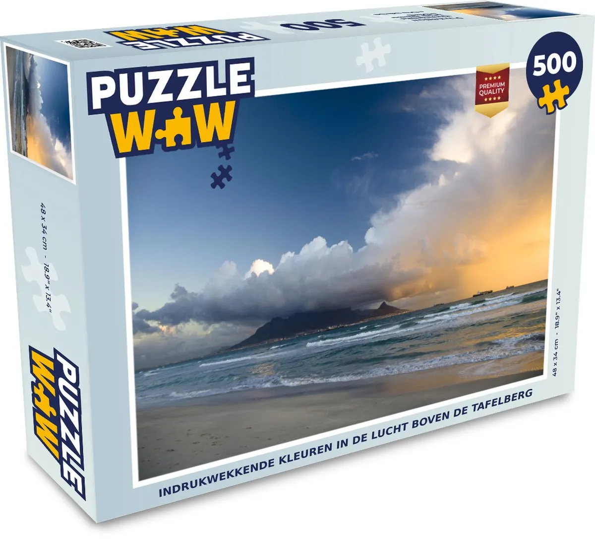 PuzzleWow Tafelberg Legpuzzel 500 Stuks - Multicolor