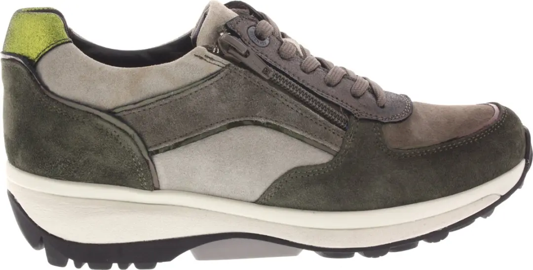 Dames Veterschoenen Xsensible Lucca Forest Combi Groen