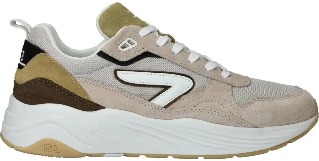 HUB Glide light bone/white/dark olive