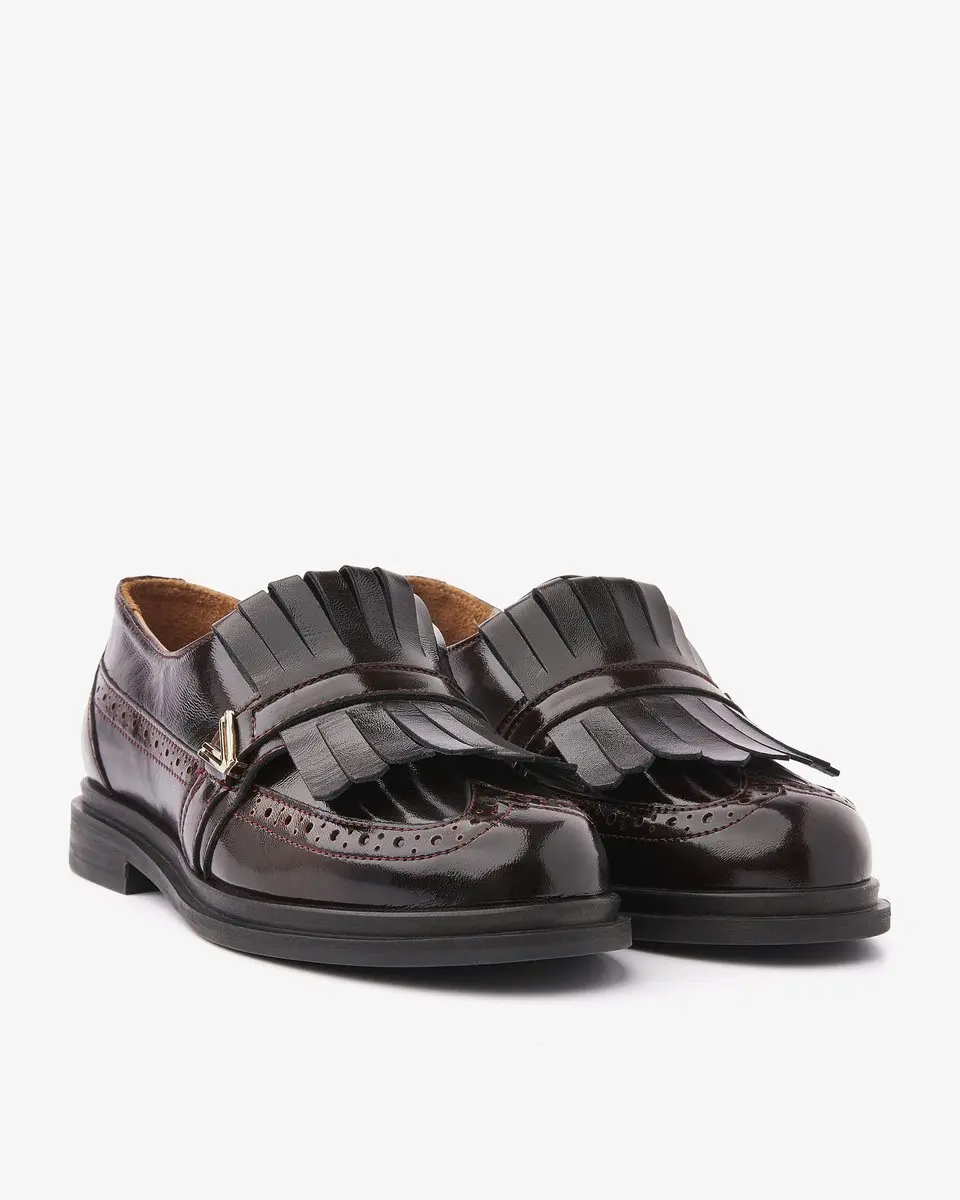 VIA VAI Fae Luca Loafers Dames - Bruin - Maat 40