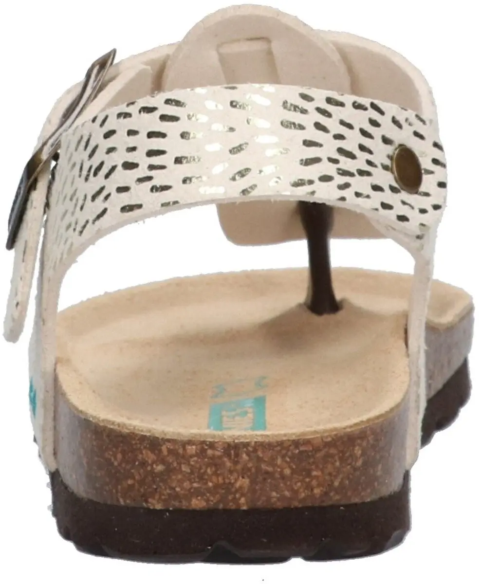 BunniesJR 225417-906 Meisjes Platte Sandalen - Beige/Print