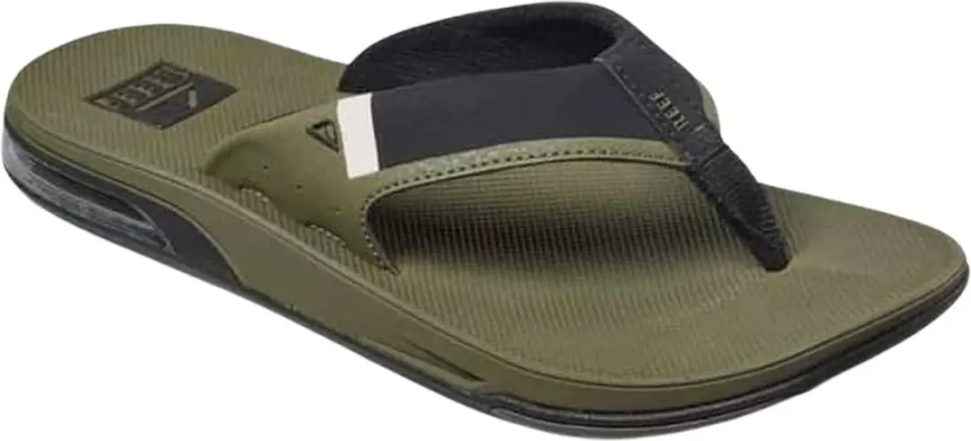 Reef Fanning Low Olive Heren Teenslipper - Maat 40