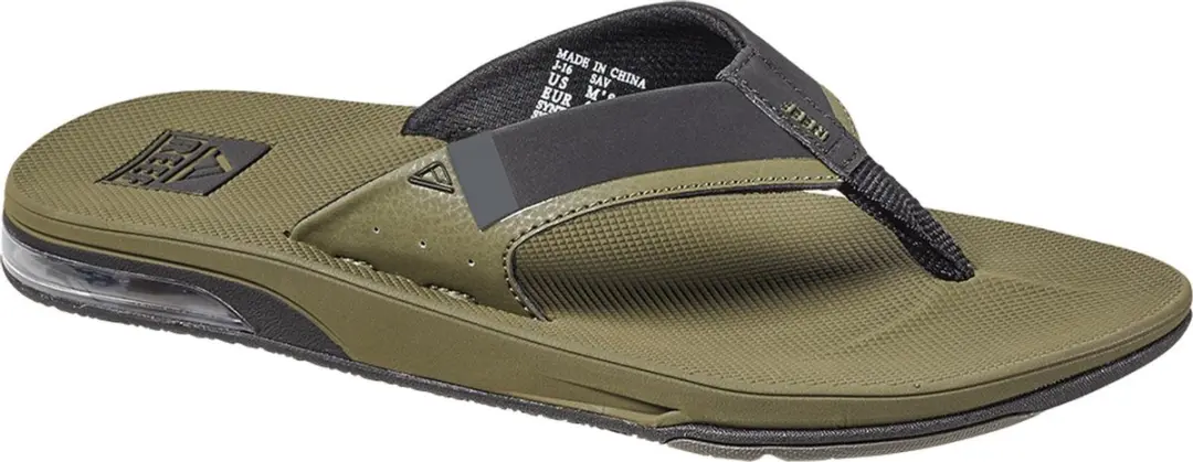 Reef Fanning Low Olive Heren Teenslipper