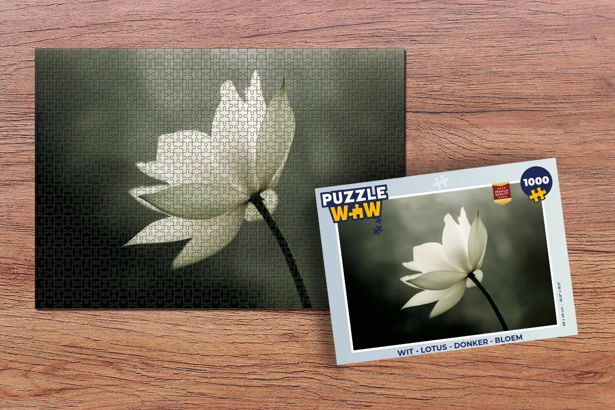 PuzzleWow Lotus Bloem Legpuzzel 1000 Stuks