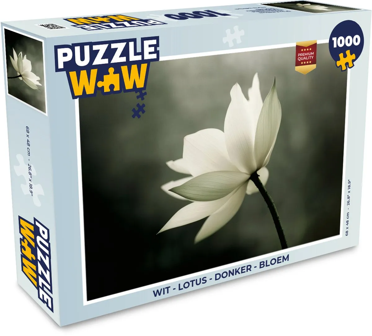PuzzleWow Lotus Bloem Legpuzzel 1000 Stuks