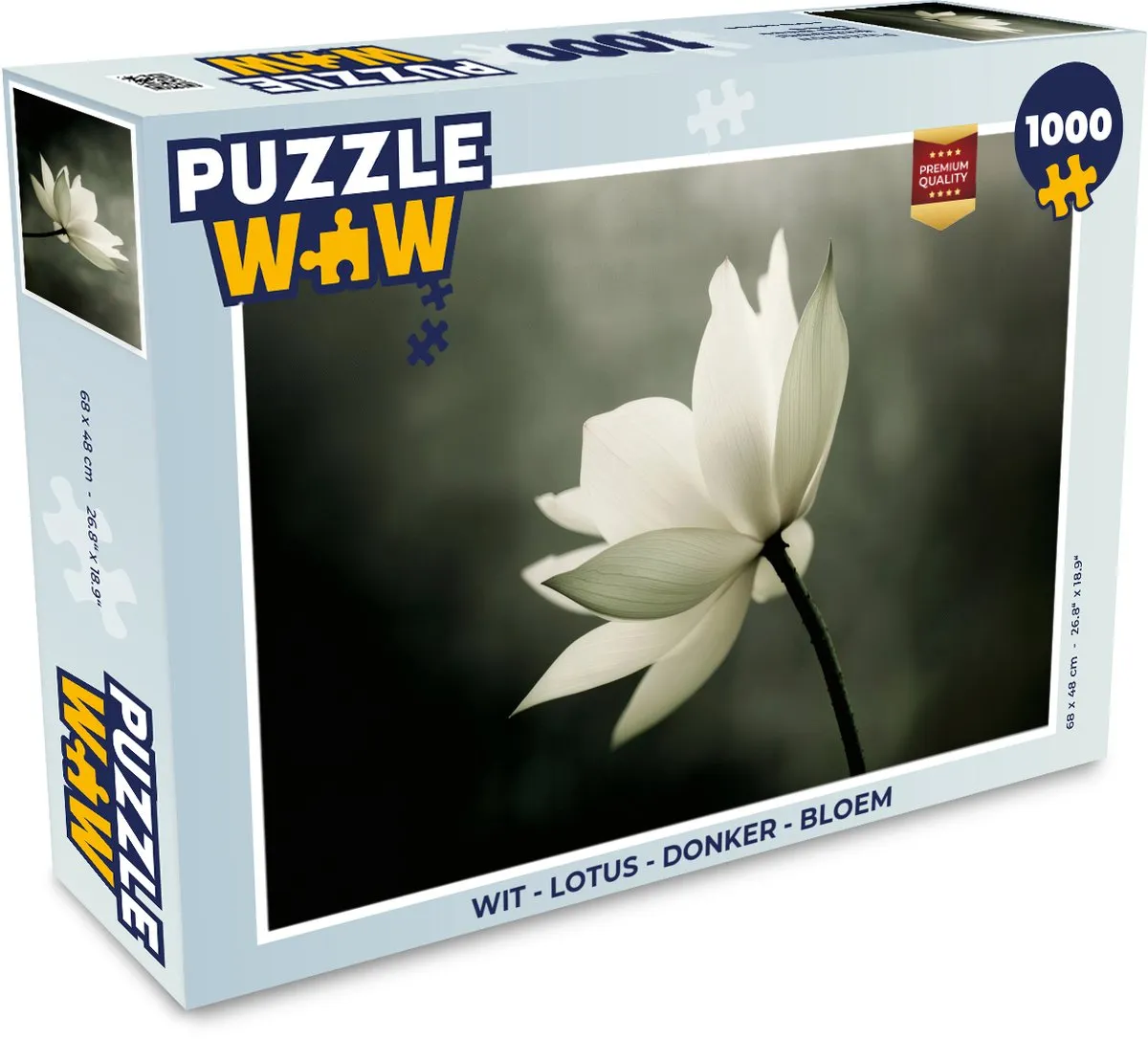 PuzzleWow Lotus Bloem Legpuzzel 1000 Stuks