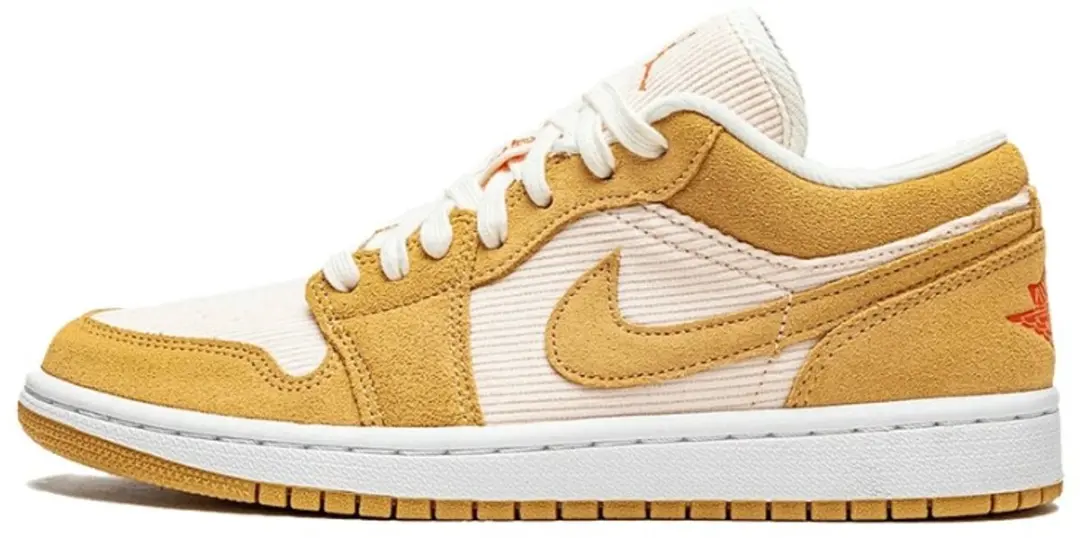 Air Jordan 1 Low SE Twine Orange Quartz Corduroy (W)