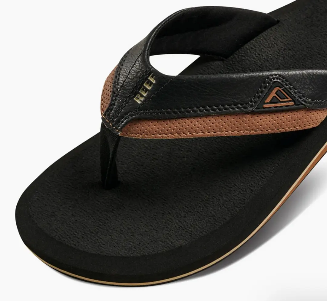 Reef Cushion Dawn Slipper Heren CI6557 - 46 - Zwart/Bruin