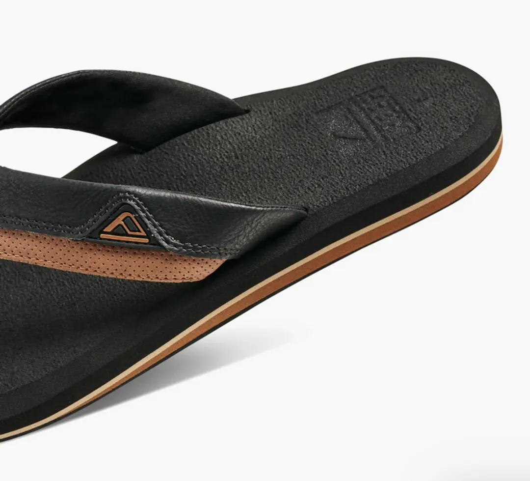 Reef Cushion Dawn Slipper Heren CI6557 - 46 - Zwart/Bruin