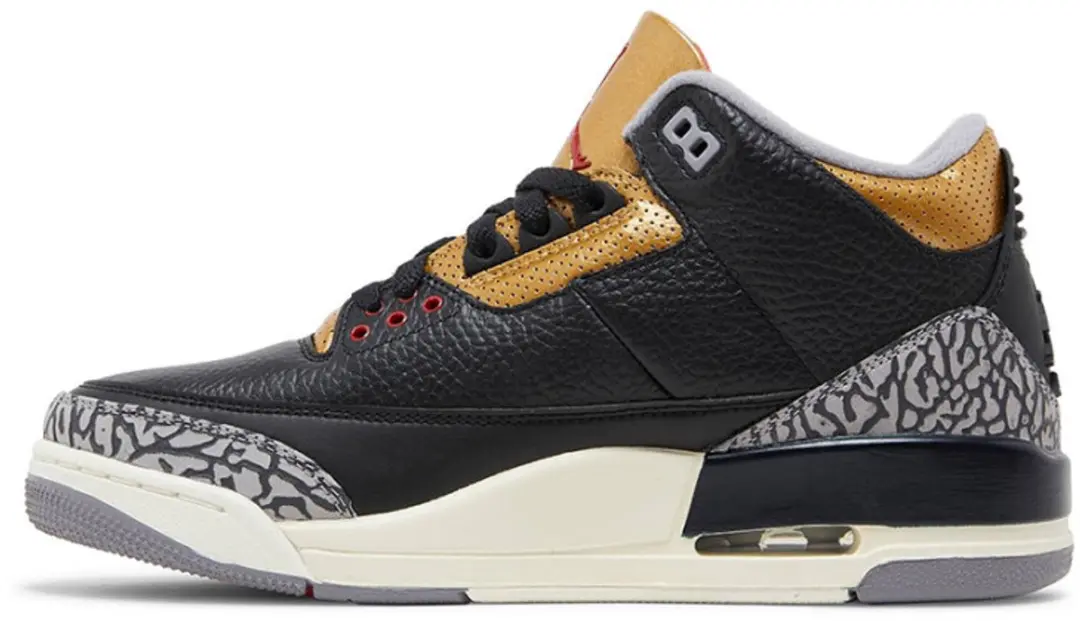 Nike Air Jordan 3 'Black Cement Gold