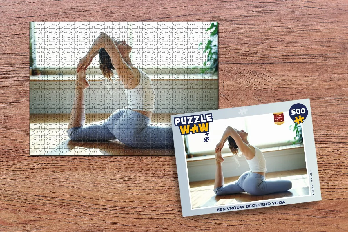 PuzzleWow Yoga Legpuzzel 500 Stuks - Multicolor