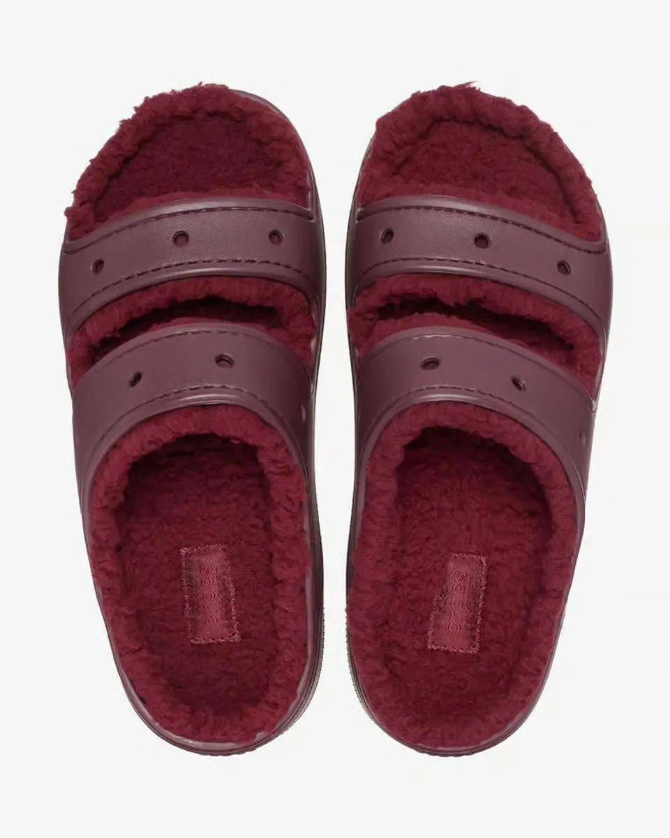 Crocs Classic Cozzzy Sandalen Donkerrood Maat 39/40 US M7/W9