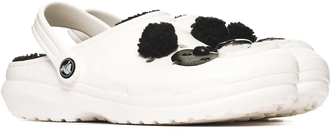 Klapper Crocs Classic Lined Iam Panda Bear Clog 32-33 Kinderen