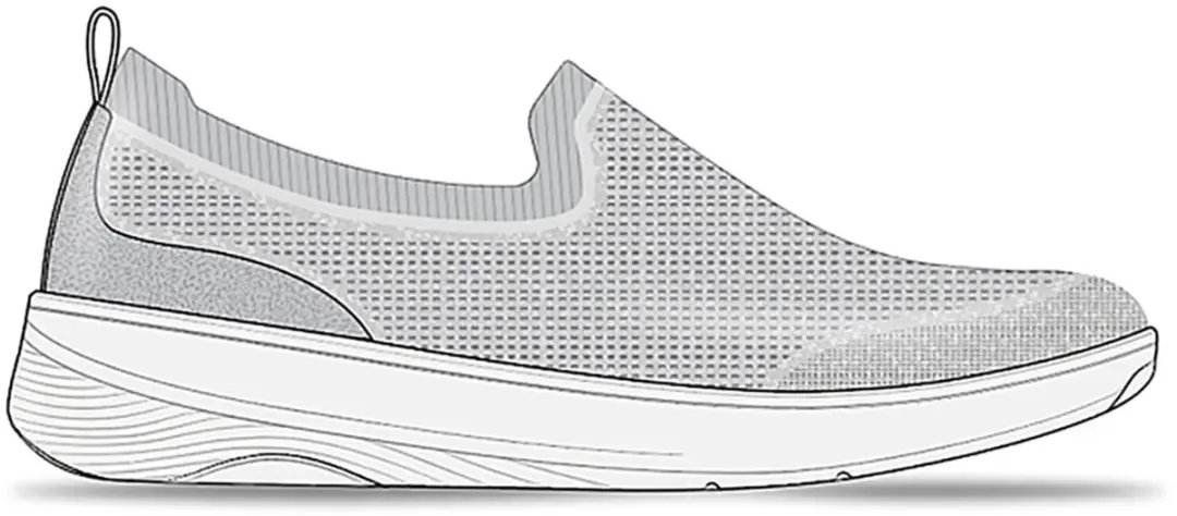 FitFlop FitFlop Super-Q Knit Slip-Ons ZILVER