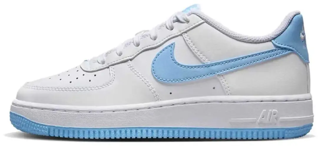 Nike Nike Air Force 1 Low White Aquarius Blue GS (Maat 38,5