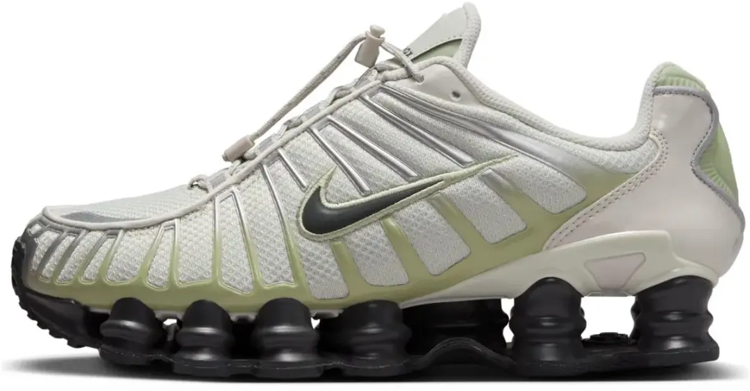 Nike Shox TL Maat 37,5 Creme Groen Zwart