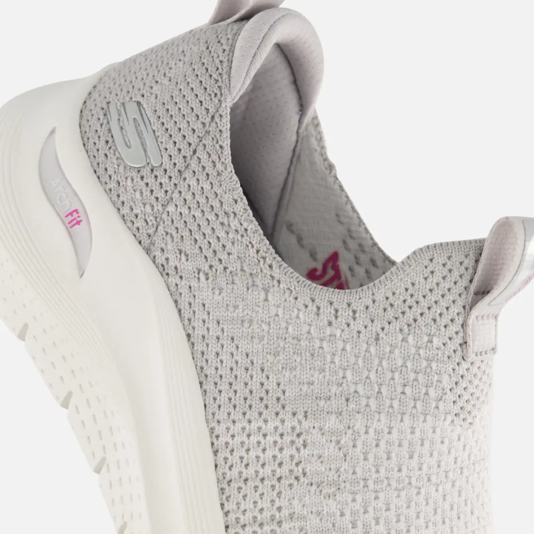 Skechers Slip-in Arch Fit Instappers - Wit - Dames 37 - afbeelding 4 van 4