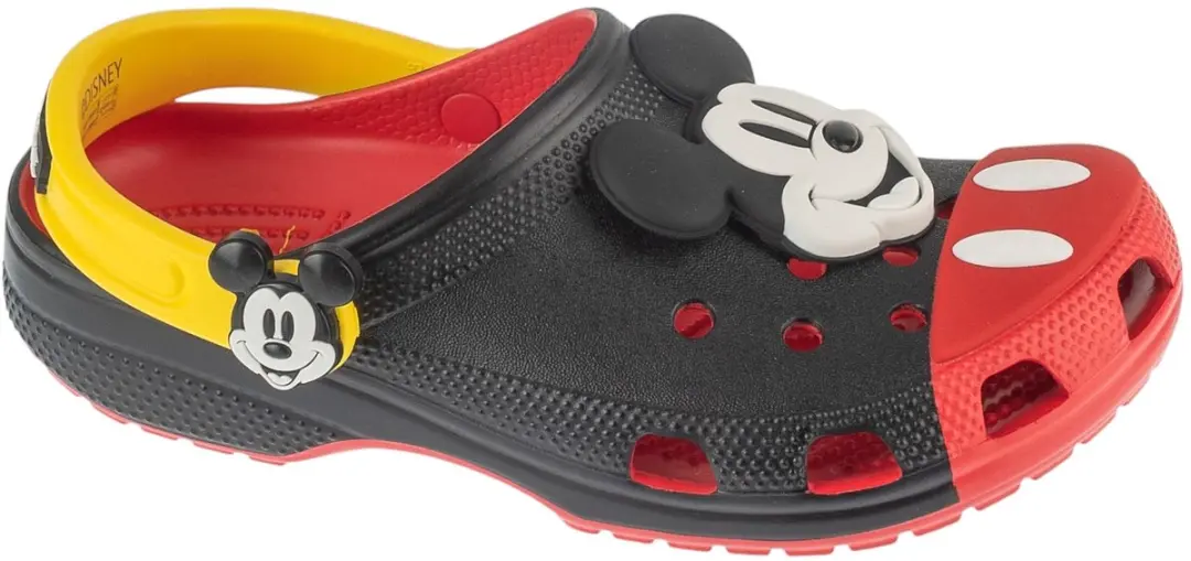 Crocs Mickey Mouse Classic Clog, voor meisje, Zwart, Slippers, maat: 37/38