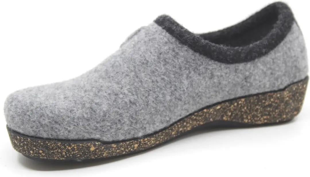 Fischer Dames Pantoffel 205620 Lichtgrijs - Maat 41