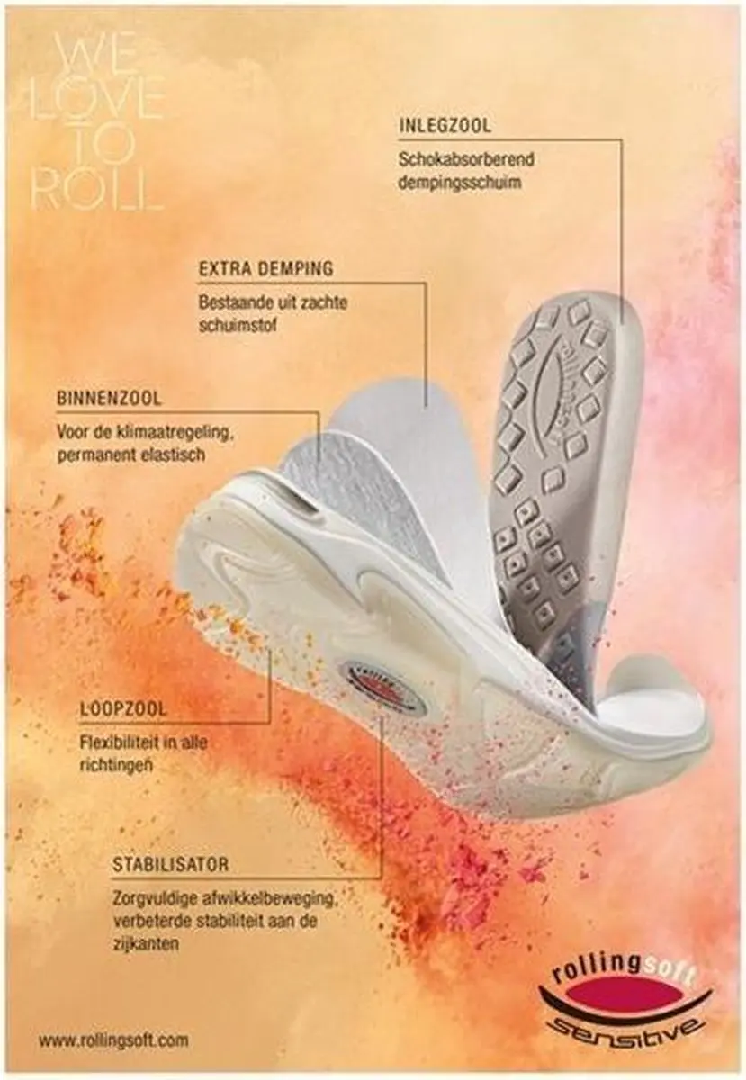 Gabor Rollingsoft Sneakers - Zwart