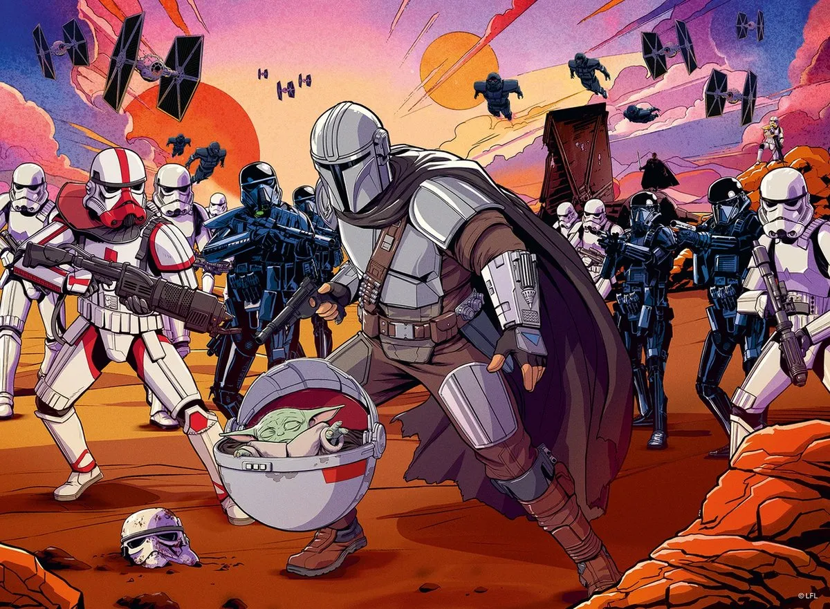 Ravensburger The Mandalorian Legpuzzel 200 Stuks - Multicolor