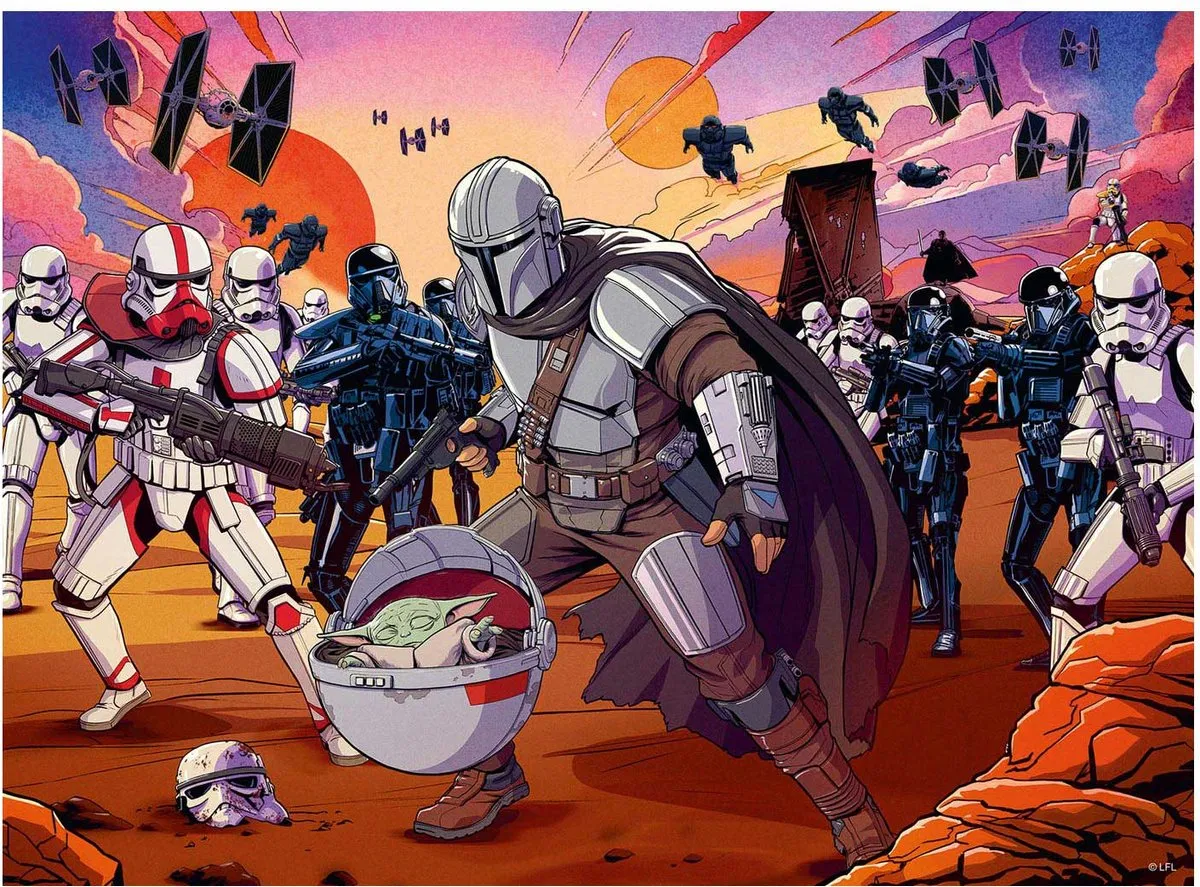Ravensburger The Mandalorian Legpuzzel 200 Stuks - Multicolor