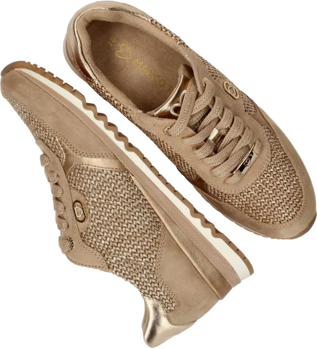 Marco Tozzi Sneakers Beige - Maat 39
