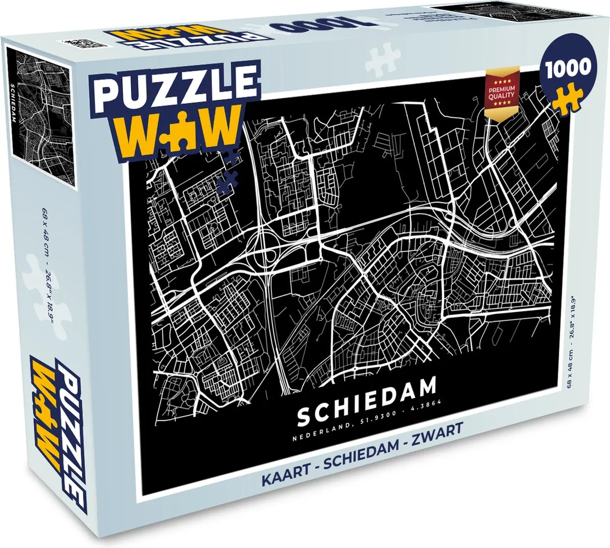 PuzzleWow Schiedam Legpuzzel 1000 Stuks