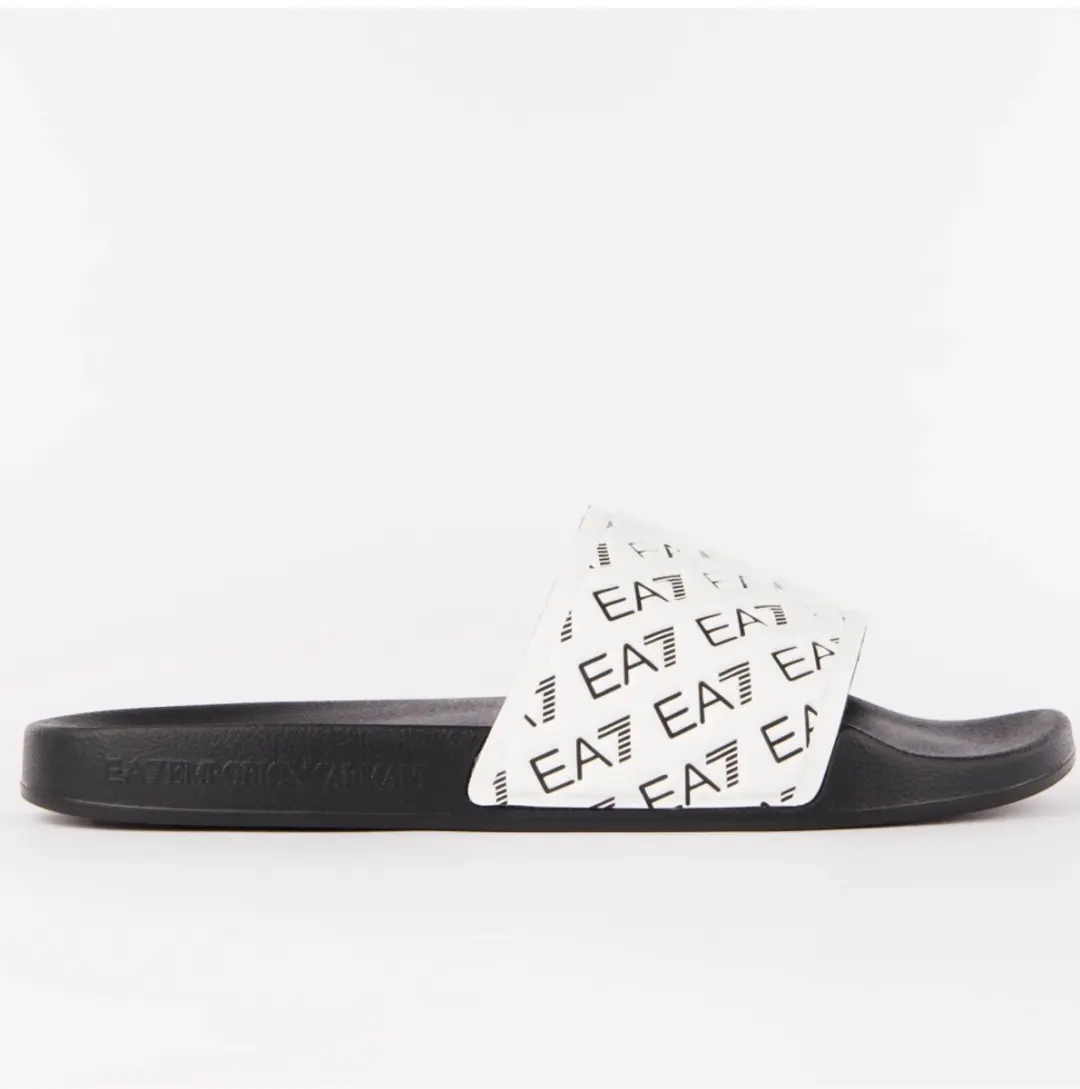 Ea7 Emporio Armani 7x000109_af15125 Slippers Wit,Zwart EU 43
