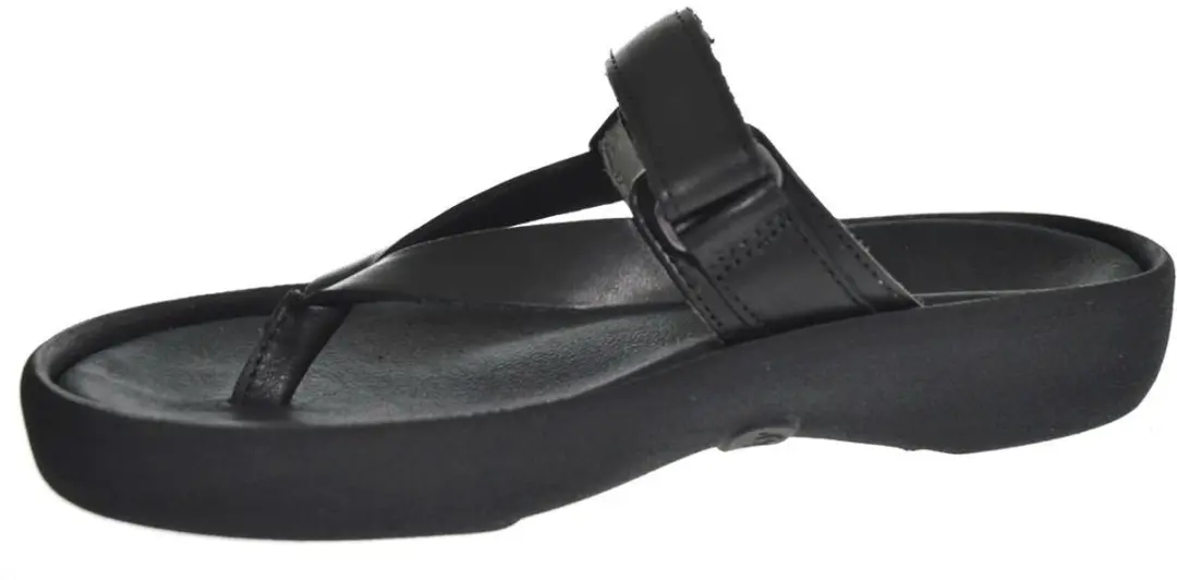 Wolky Peace Slippers - Zwart Leer