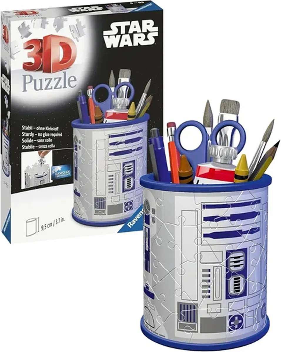 Ravensburger Star Wars Pennenbak 3D Puzzel - 54 Stuks - Meerkleurig - afbeelding 6 van 6