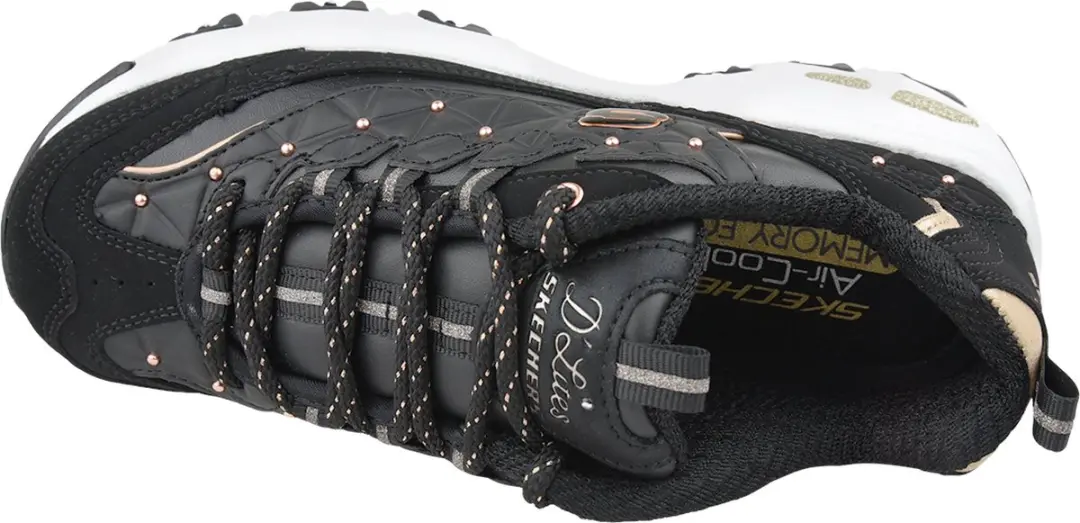 Skechers 13087-BKRG Sneakers - 37 - Zwart - afbeelding 4 van 6