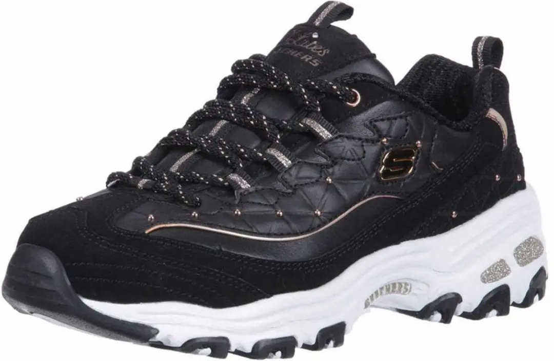 Skechers 13087-BKRG Sneakers - 37 - Zwart - afbeelding 3 van 6