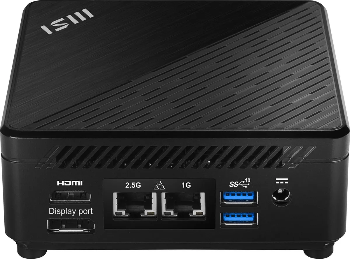 MSI Cubi 5 12M-022BDE Barebone PC - Zwart - afbeelding 3 van 6