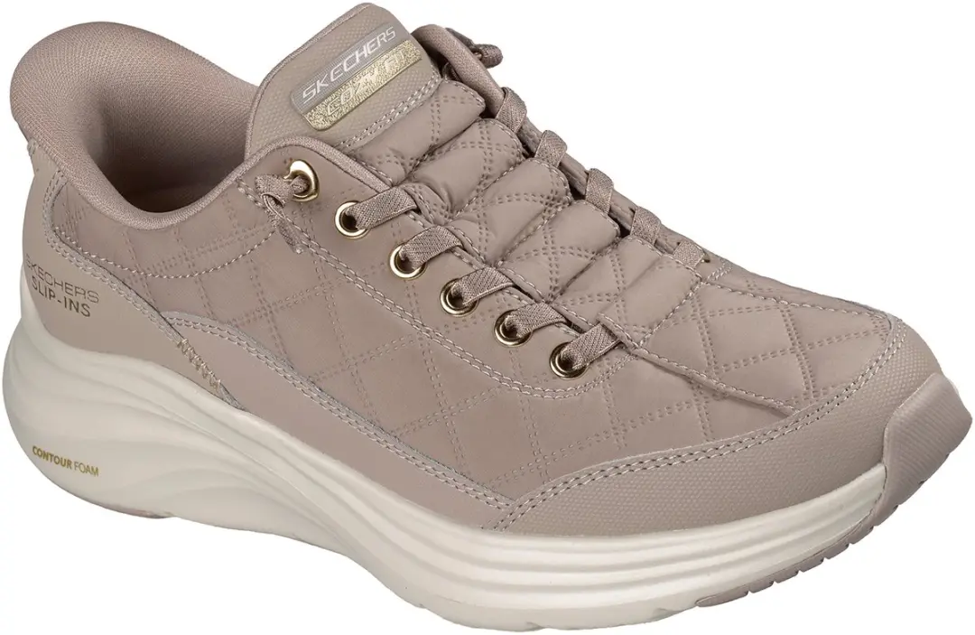 Skechers Dames Slip-ins Sneaker Contour Foam Cozy Fit 150413 TPE Beige