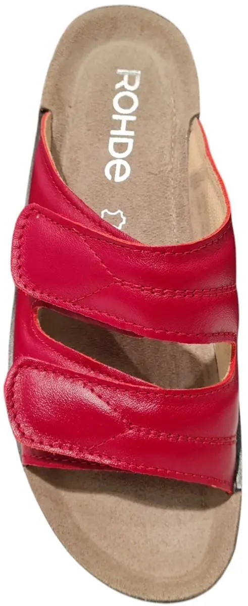 Rohde Dames Slippers Slides 42 - Rood