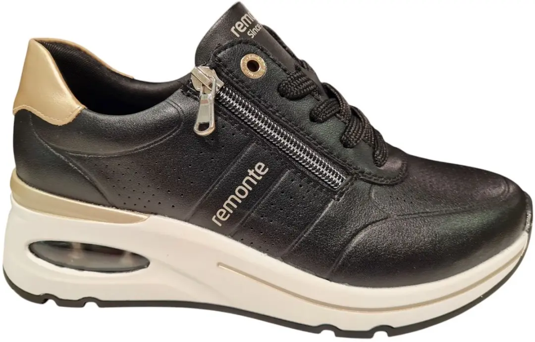 Remonte Lage Leren Dames Sneakers