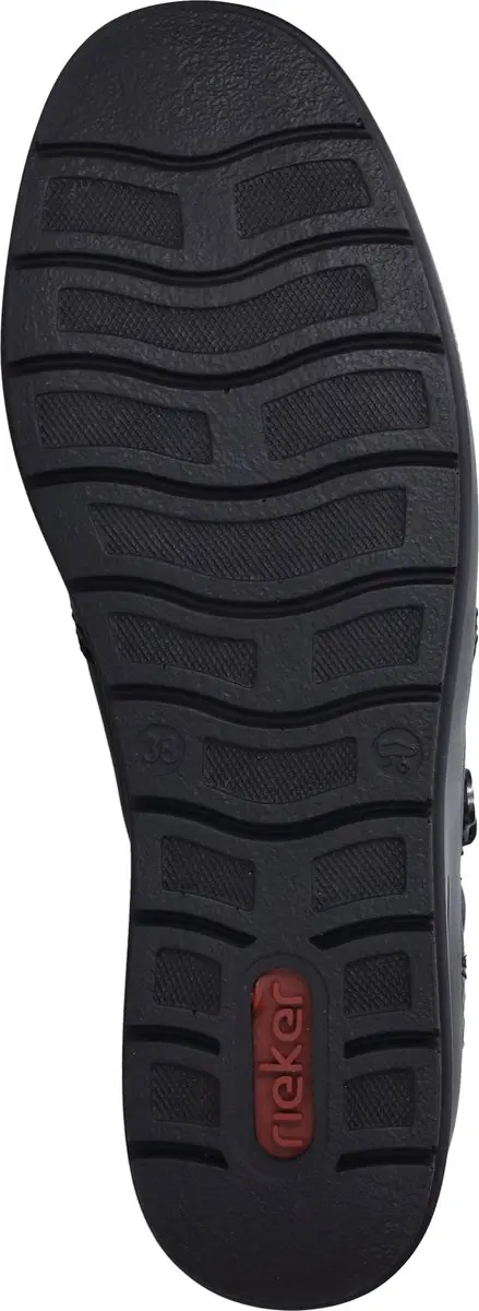 Rieker Dames Enkellaars - Zwart - Maat 42 - afbeelding 5 van 6