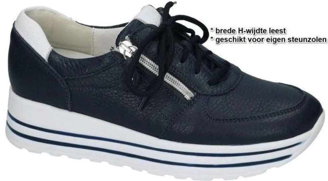 Dames Sneakers Waldlaufer Lana 758009-200-194 Donkerblauw