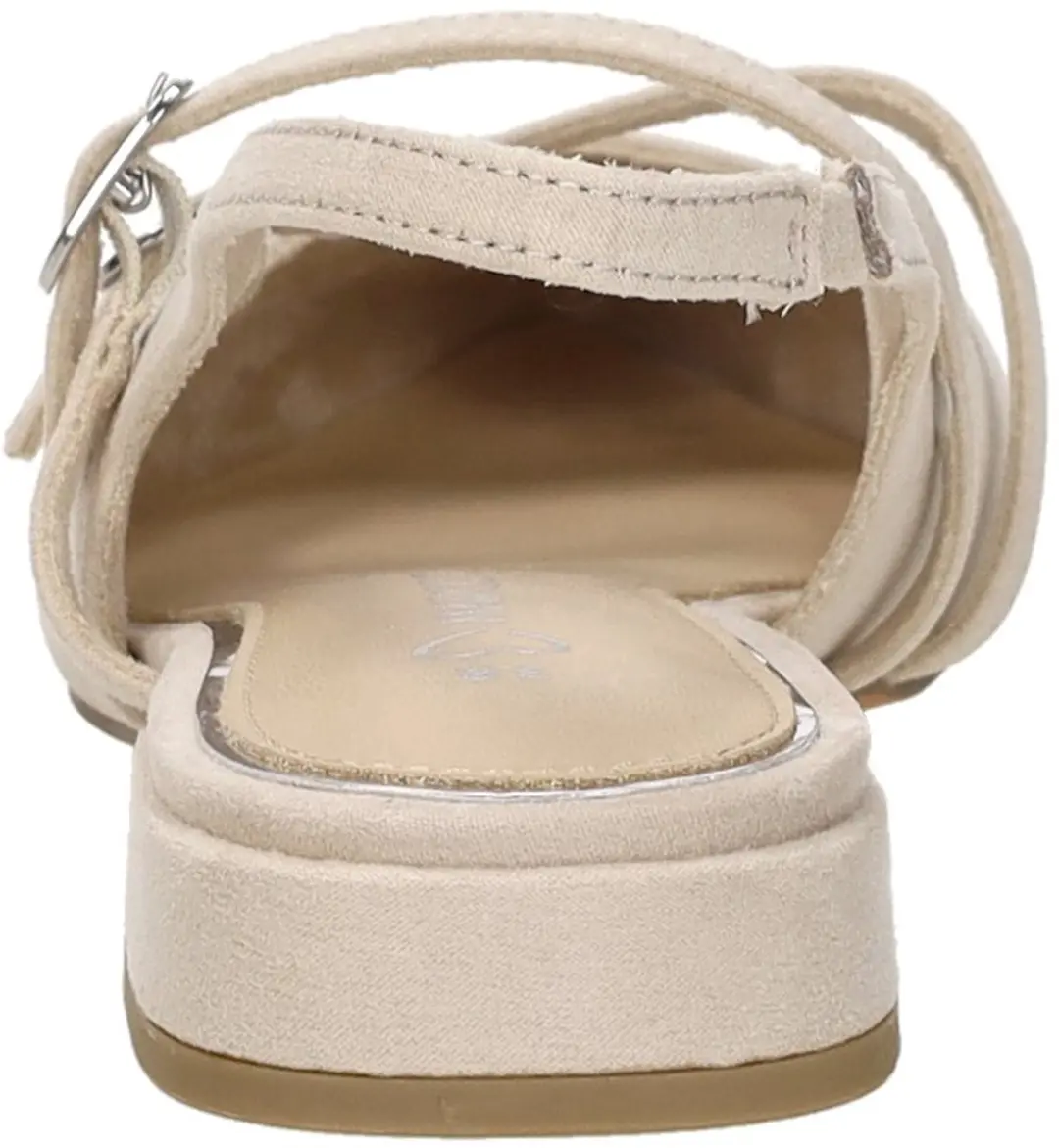 Marco Tozzi Slingbacks Dames - Beige - 39 - afbeelding 6 van 6