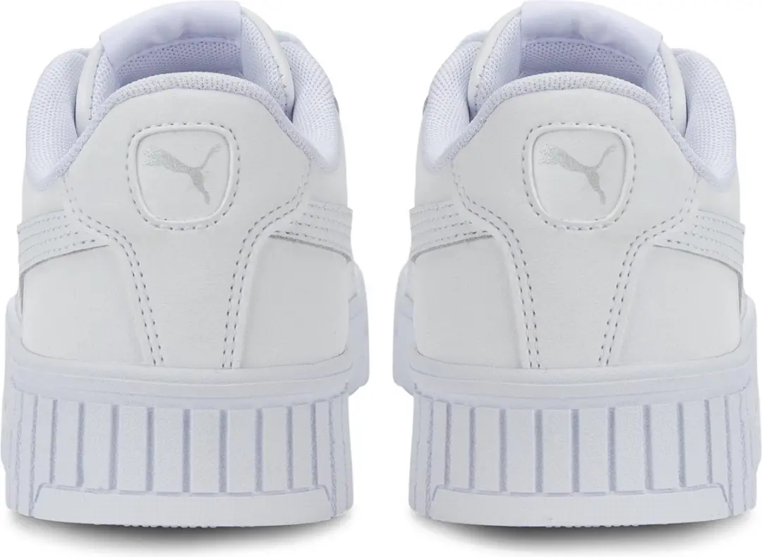 PUMA Carina 2.0 Jr Meisjes Sneakers 37.5 - Wit/Zilver