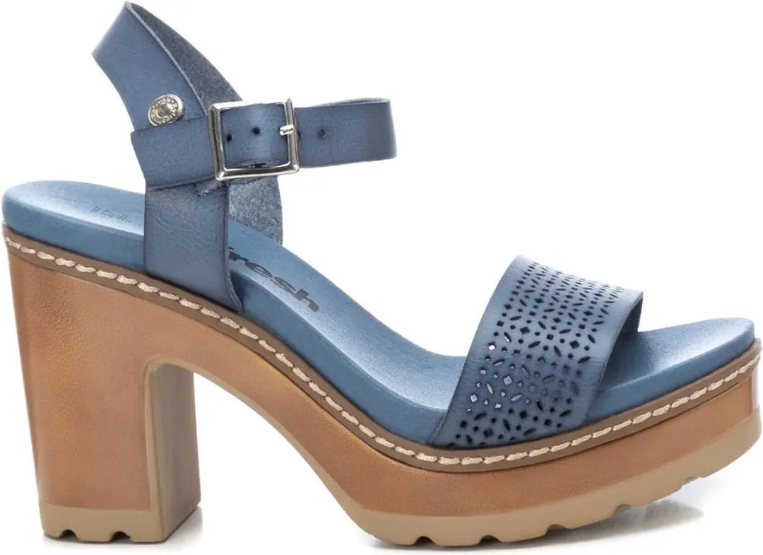 Refresh 17077 Hakken Sandalen Blauw EU 39 Vrouw