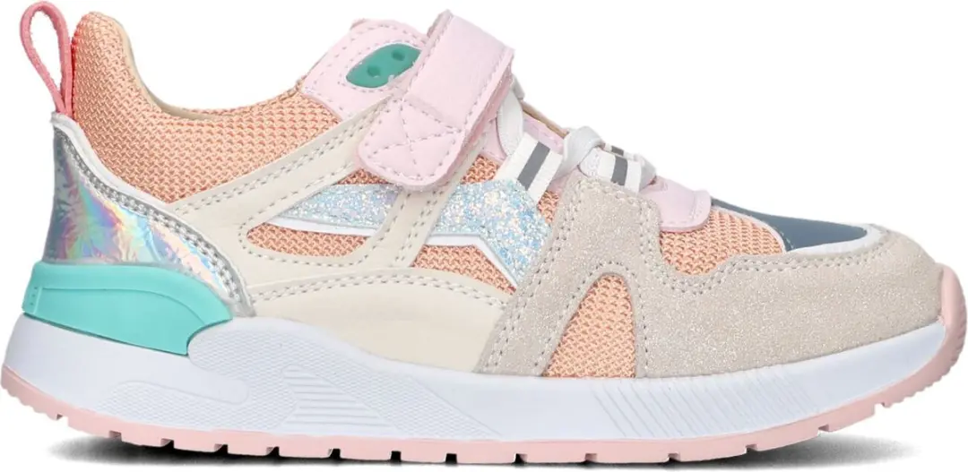Shoesme roze-oranje sneaker