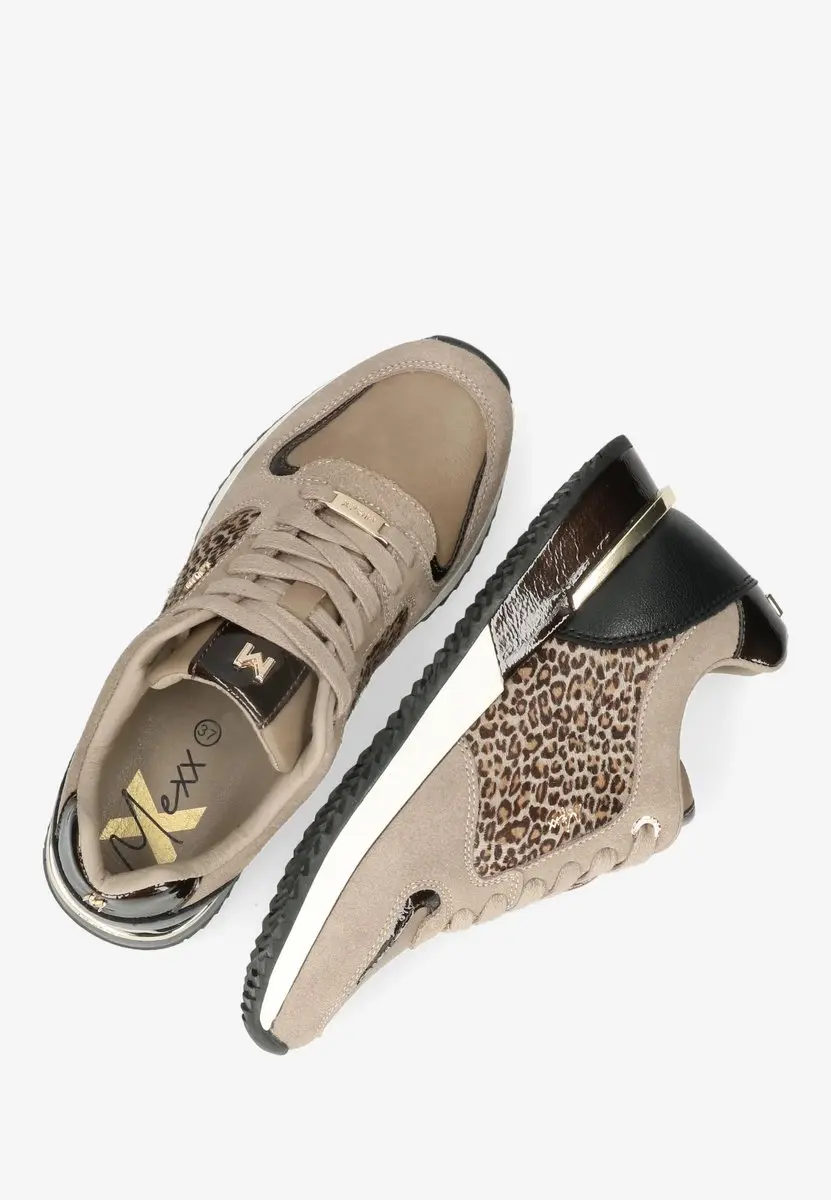 Mexx Sneakers Fleur Ellen MI001000953W-2007 - Taupe/Grijs - 38 - afbeelding 6 van 6