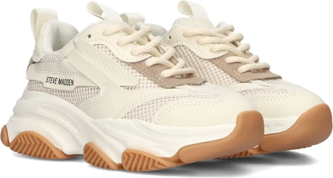 Steve Madden Jpossession Lage Sneakers - Maat 31 - Beige