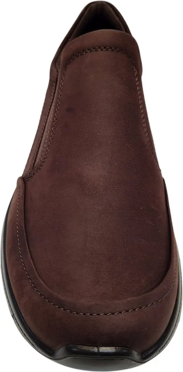 ECCO Irving Instappers Nubuck - Bruin - Maat 44