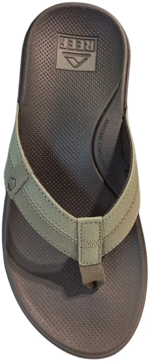 Reef Cushion Phantom 2.0 Teenslipper CJ5258 - Maat 44 - Zwart/Olijfgroen