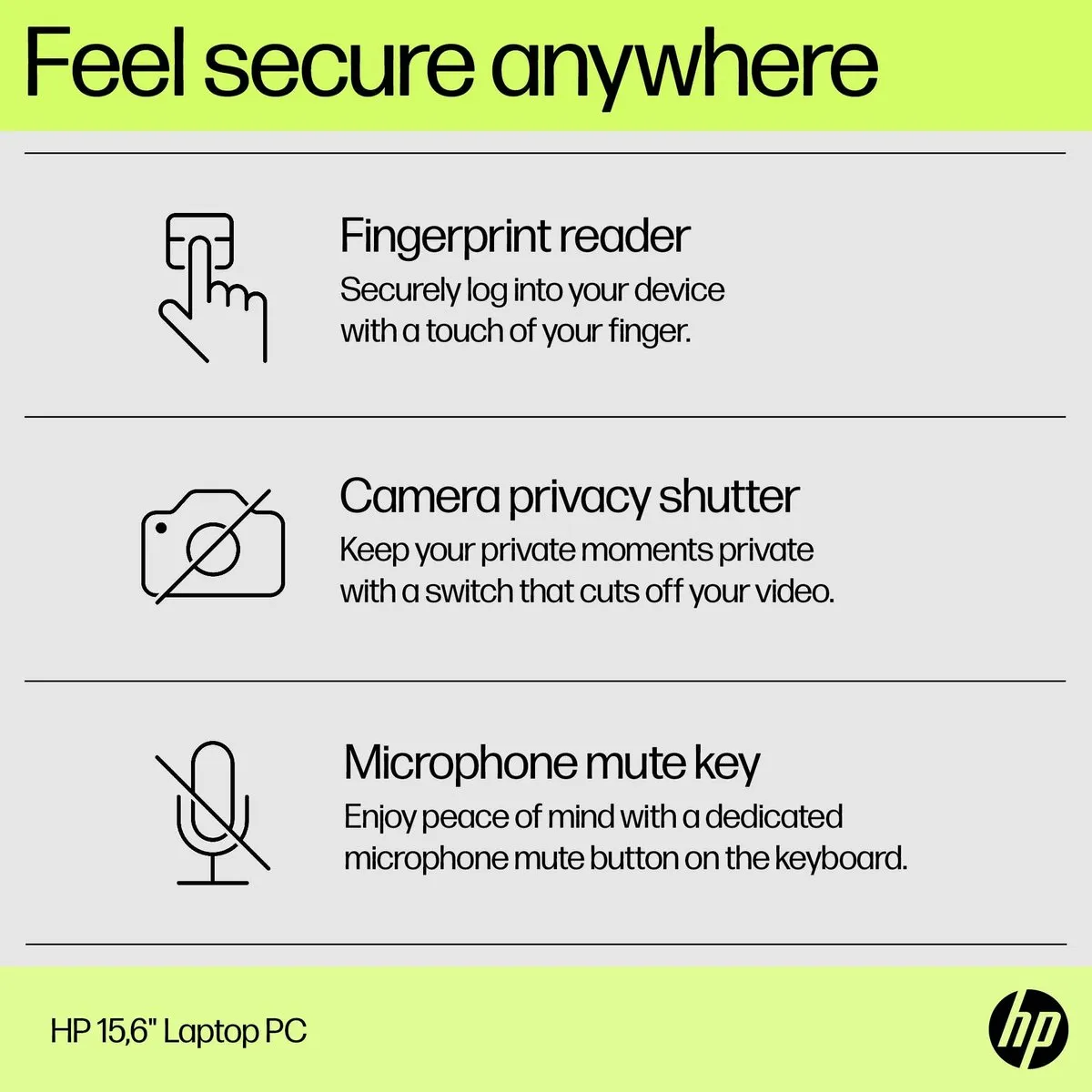 HP 15-fd0060na Laptop 15.6" Full HD - 8GB 128GB - Zwart